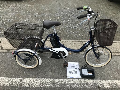 2018年9月購入電動アシスト3輪自転車　ヤマハ　PASワゴン　PA16W