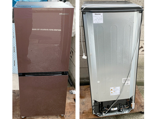 Hisense/ハイセンス 2ドア冷凍冷蔵庫 HR-G13A-BR 容量:134L 2017年製を、川崎市川崎区の自宅まで直接引き取りに来て頂ける方に、3,000円でお譲りいたします。