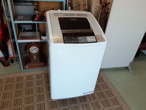 格安♪ 日立 タテ型洗濯乾燥機 8/4.5㎏ 95L 2013年製 BW-D8PV　/DJ-1051 1FO
