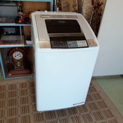 格安♪ 日立 タテ型洗濯乾燥機 8/4.5㎏ 95L 2013年...