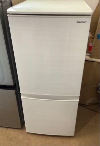 SHARP ノンフロン冷凍冷蔵庫 SJ-D14E-W 2019年製 リサイクルショップ 