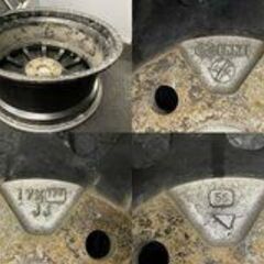 SUBARU STI 純正ホイール ENKEI製 17インチ 4本 7.5J5HPCD100+55 インプレッサ等　(VHV335)クレジットカード QRコード決済可能