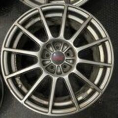 SUBARU STI 純正ホイール ENKEI製 17インチ 4本 7.5J5HPCD100+55 インプレッサ等　(VHV335)クレジットカード QRコード決済可能
