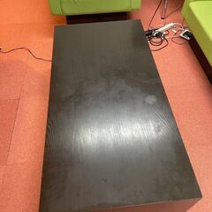 応接セット ロータイプ 木目調 黄緑