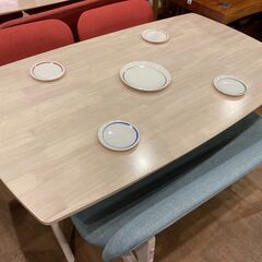 【愛品館市原店】ニトリ｜リビングダイニングテーブル4点セット