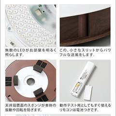 決まりました/シーリングファンライト