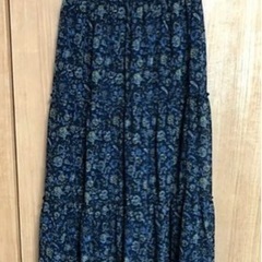 【 UNIQLO 】花柄ロングスカート  