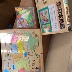 学研　木製日本地図パズル