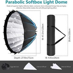 Neewer 47in/120cm六角形パラボリックソフトボックス 