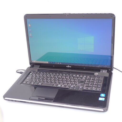 中古良品 18.4インチ 超大型 ノートパソコン 富士通 NW/G75 Core i5 4GB 750G Blu-ray 無線 Wi-Fi カメラ Windows10 Office