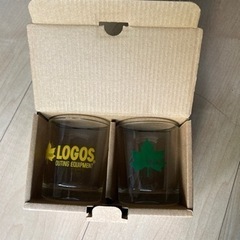 LOGOSガラスタンブラー　2個組