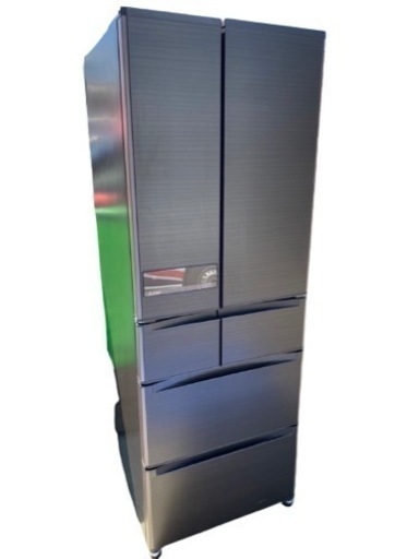2015年製 三菱6ドア(フレンチドア)冷蔵庫 525L MR-JX53Y-RW(0607k)