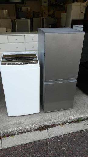 セット522⭐配送と設置は無料サービス⭐アクア冷蔵庫126L＋ハイアール洗濯機5.5kg