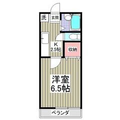 【賃貸】叶（１K）★初期費用5万円★『宇都宮市山本』⭐︎来店不要...