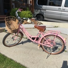 子ども自転車　ピンクのHACCH I（ハッチ）