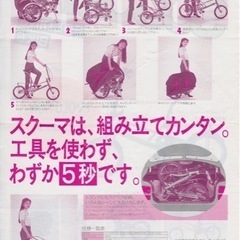 【激レア】SCOOMA 折り畳み自転車 16インチ 