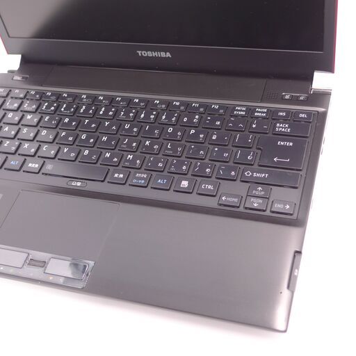 美品 13インチ 赤色 ノートパソコン 東芝 R730/E16BR Core i3 4GB 