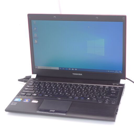 中古美品 13インチ 赤色 ノートパソコン 東芝 R730/E16BR Core i3 4GB 500GB DVDRW 無線 Wi-Fi Windows10 Office 即使用可
