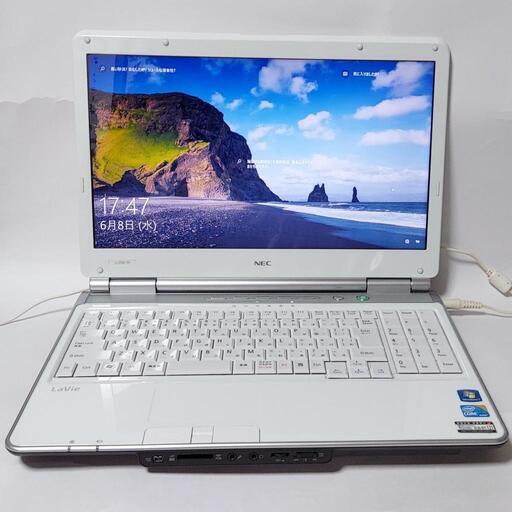 NEC　Lavie LL550/W　i3/4GB/SSD 128GB/Win10