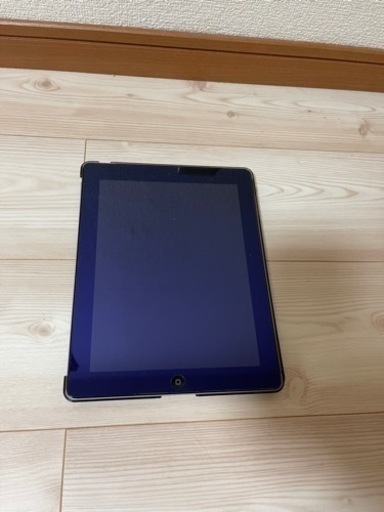 【美品】Apple iPad +保護ガラス+ケース　付き