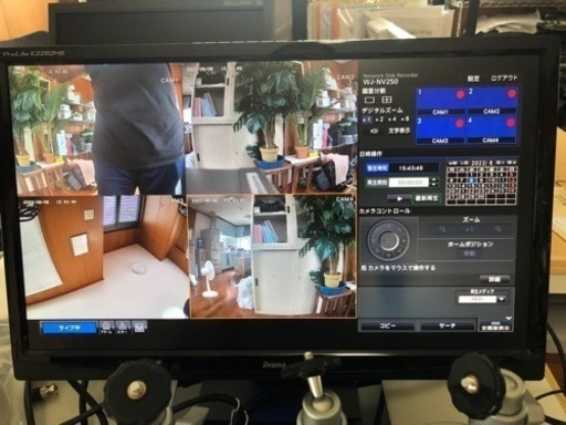 Panasonic 値下げ！ ネットワーク 防犯カメラ 4台カメラシステム ①