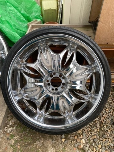 安心の関税送料込み 24インチ ホイール PCD115 PCD139.7 9.5J 5穴