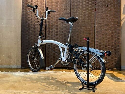 ■BROMPTON M3R ブロンプトン ホワイト 16インチ 3速 折畳み自転車 自転車 札幌発 ★