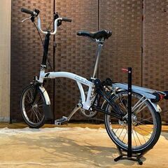 ■BROMPTON M3R ブロンプトン ホワイト 16インチ 3速 折畳み自転車 自転車 札幌発 ★