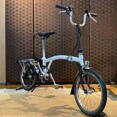 ■BROMPTON M3R ブロンプトン ホワイト 16インチ 3速 折畳み自転車 自転車 札幌発 ★
