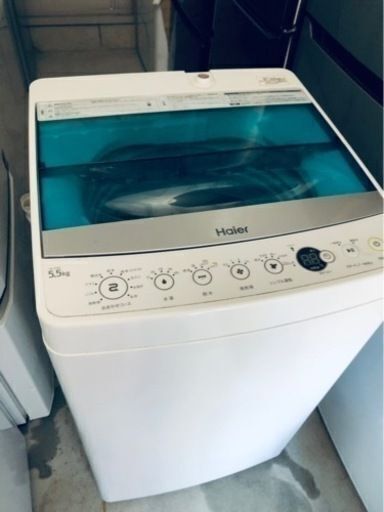 配送可能　ハイアール HAIER JW-C55A 全自動洗濯機 5.5kg