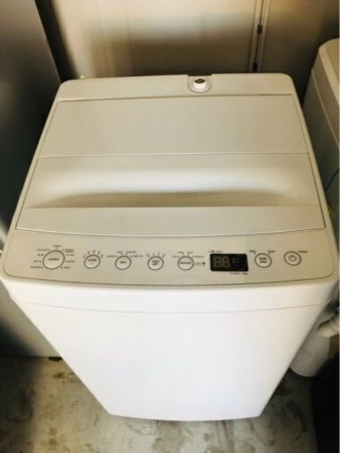 配送可能　2018年　amadana 全自動洗濯機 洗濯5.5kg amadana TAGシリーズ AT-WM55-WH