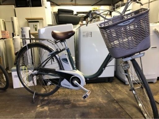 パナソニック Panasonic 電動アシスト自転車（26型） BE-EPD633G（モダングリーン） リチウムビビ・DX