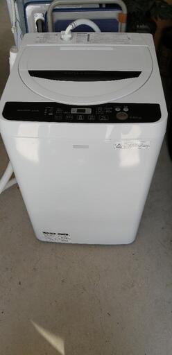 【配達無料】[即日配達も可能？]全自動洗濯機　SHARP 4.5kg ES-G45RC  2016年製　動作品