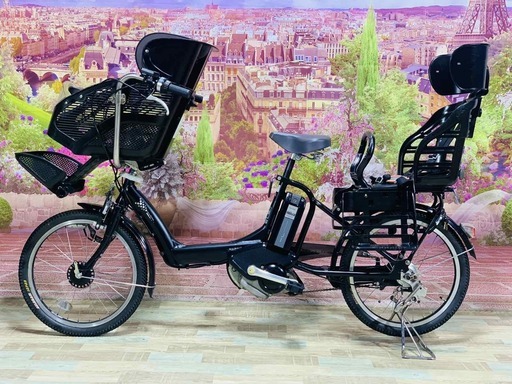 b1114電動自転車ブリヂストン20インチ　1点滅4点灯 8アンペア