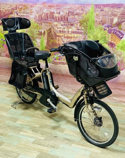 ｋ3243電動自転車ブリヂストン20インチ　新品8アンペアバッテリー