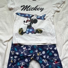 Disney BABYDOLL　Tシャツ&ハーフパンツ110[古着]