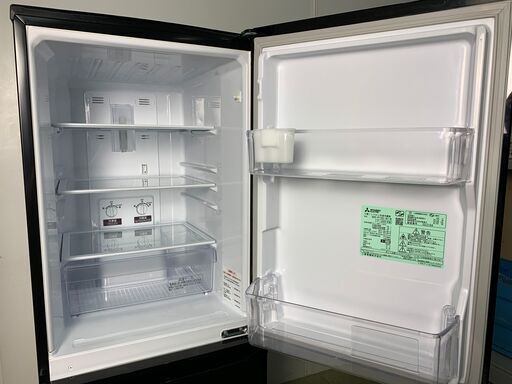 220609) 三菱 ノンフロン冷凍冷蔵庫 MR-P15E-B1 2020年製