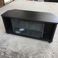 テレビ台　シンプル黒　インテリア家具