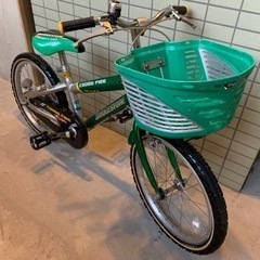 【泥避けなし】自転車　ブリヂストン　クロスファイアーキッズ　緑　...