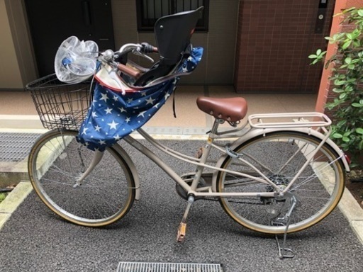 前乗せ子どもイス付き　自転車