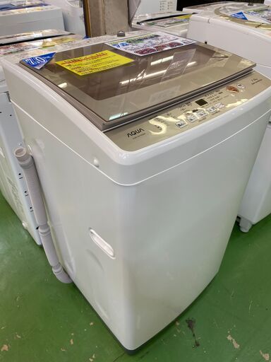 【愛品館八千代店】保証充実AQUA019年製7.0㎏全自動洗濯機AQW-GV70G