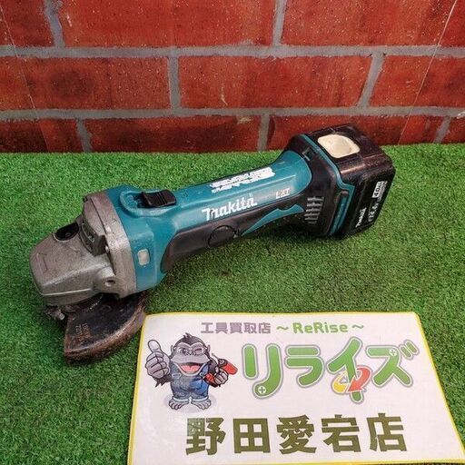マキタ GA400D 充電式ディスクグラインダー【野田愛宕店】【店頭取引限定】【中古】管理番号：IT2NG3PEX4W4