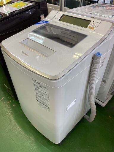【愛品館八千代店】保証充実Panasonic2017年製8.0㎏全自動洗濯機NA-JFA802S