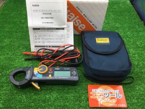 【エコツール豊田インター店】KAISE(カイセ) 電流計クランプメーター SK-7661　【愛知県/豊田インター店/工具】