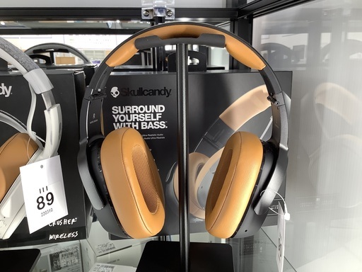 Skullcandy ワイヤレスヘッドホン　S6MBW 箱　取扱説明書付