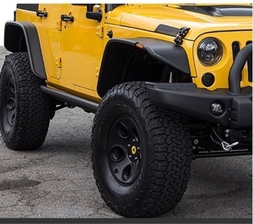 JEEP JK ラングラー アンリミテッド ABS製 フラット フェンダー Ver,2