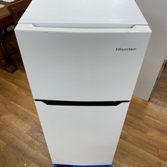 I403 ☆ Hisense 冷蔵庫 (120L) 2ドア 2019年製 ⭐動作確認済 