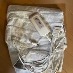 【100円】電気毛布シングルサイズ