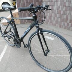 取引決定しました！防犯登録料込み！札幌市内配達無料。中古HEADクロスバイク490サイズ。