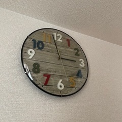 【0円】ニトリのアンティークな時計(購入2年)